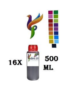 pintura palomos JSS 16 unidades 16 colores 500ml